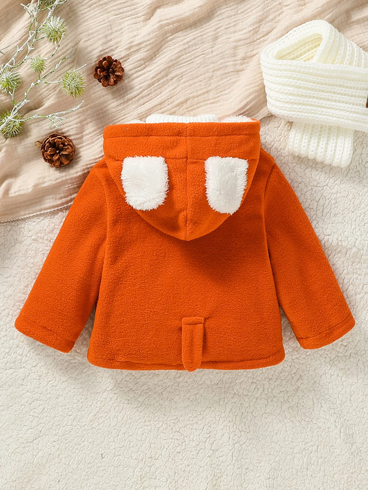 Baby Fleece Zipper Jacket with Pocket Winter Coat
