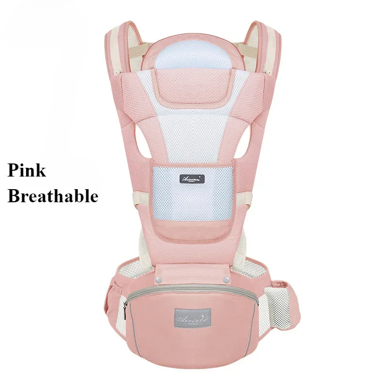 Adjustable Ergonomic Baby Carrier with Multifunctional Waist Stool