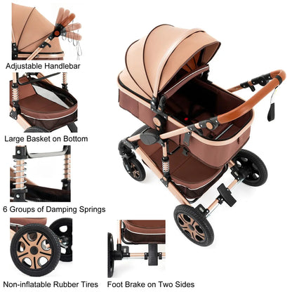 Baby Stroller Travel System with Car Seat Combo