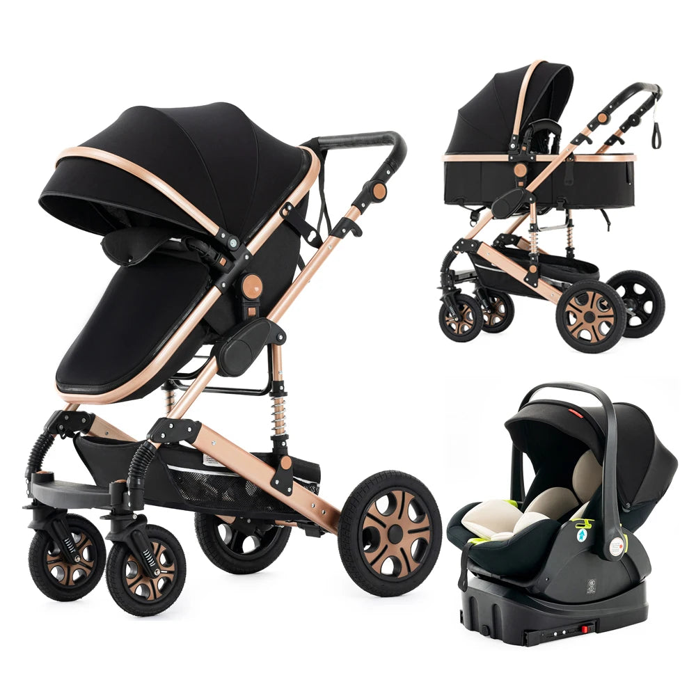 Baby Stroller Travel System with Car Seat Combo