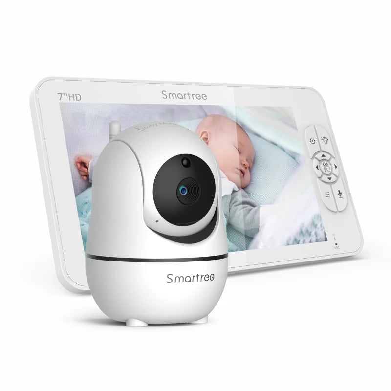 Baby Monitor Dual Cameras 1080P Split Screen Display