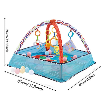 Baby Activity Gym Crawling Play Mat Fitness Frame