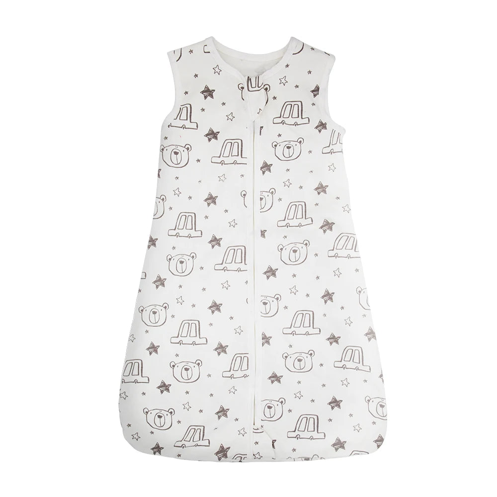 Baby Summer Sleepsack Anti-Kick Bear Print Sleeping Bag