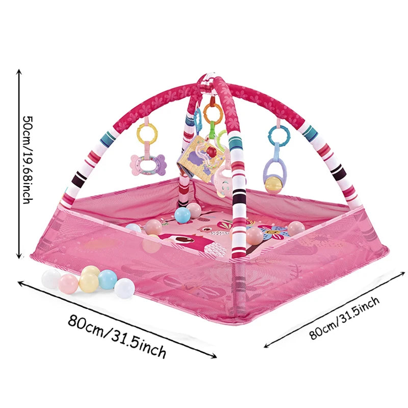 Baby Activity Gym Crawling Play Mat Fitness Frame