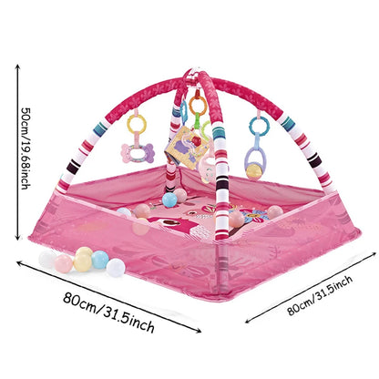 Baby Activity Gym Crawling Play Mat Fitness Frame