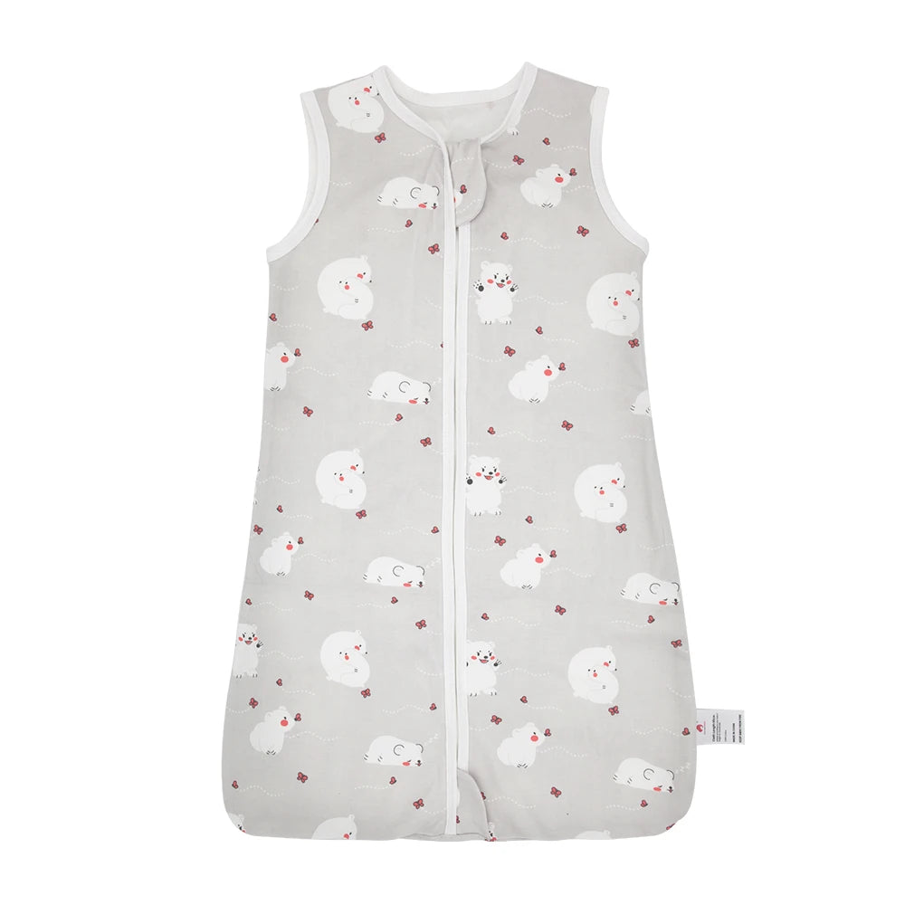 Baby Summer Sleepsack Anti-Kick Bear Print Sleeping Bag