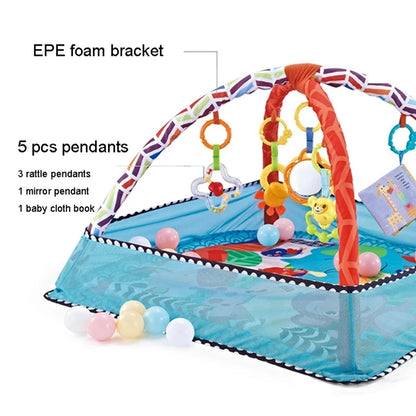 Baby Activity Gym Crawling Play Mat Fitness Frame