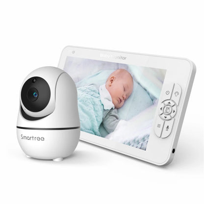 Baby Monitor Dual Cameras 1080P Split Screen Display