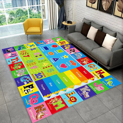 ABC Alphabet Kids Play Mat Non-Slip Educational Rug
