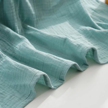 Cotton Muslin Swaddle Blanket Baby Wrap Quilt