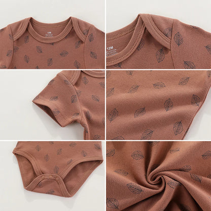 10-Piece Unisex Baby Bodysuits Pants Clothing Gift Set