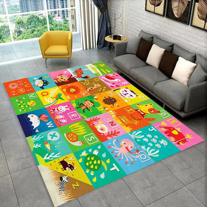 ABC Alphabet Kids Play Mat Non-Slip Educational Rug