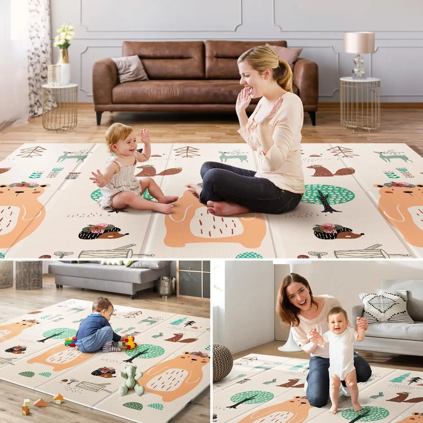 Foldable Extra Large Waterproof Foam Baby Play Mat