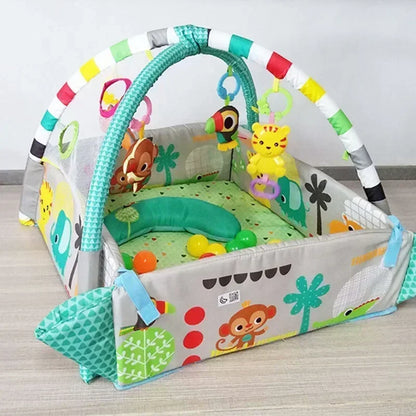 Baby Fitness Play Mat with Educational Activity Toys