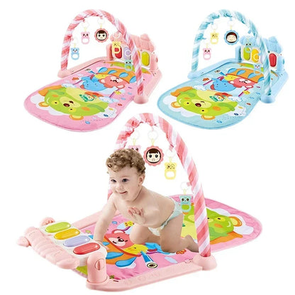 5-in-1 Baby Gym Play Mat with Colorful Toys