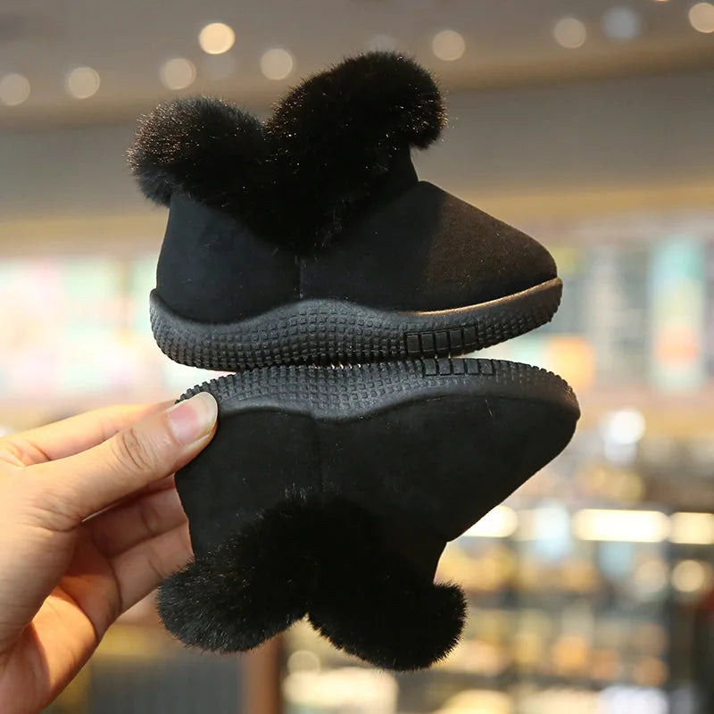 Winter Baby Snow Boots Plush Soft First Walker Shoes