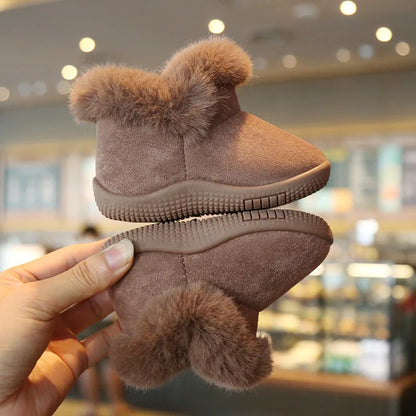 Winter Baby Snow Boots Plush Soft First Walker Shoes