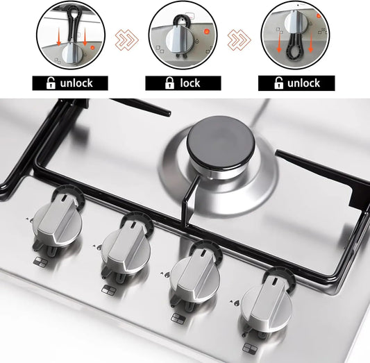 Baby Safety Gas Stove Knob Lock Cover Clip