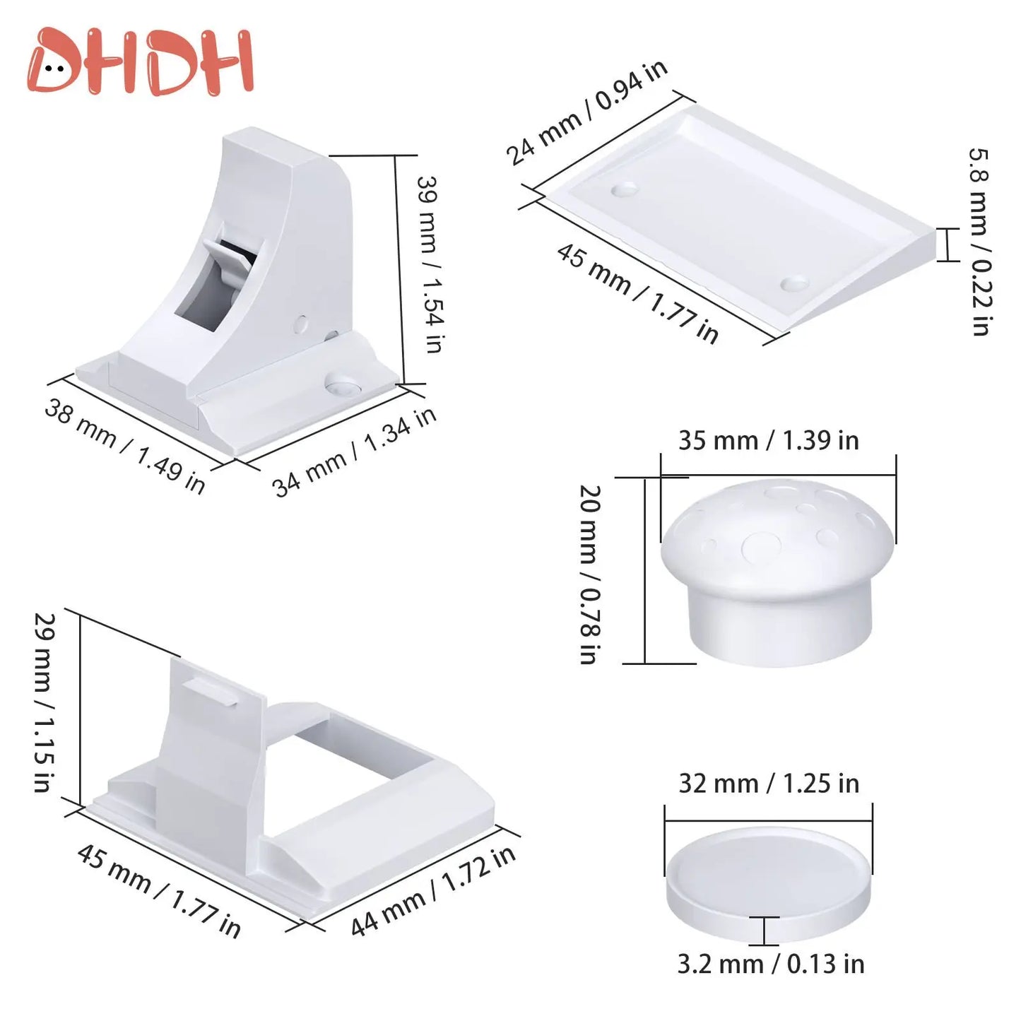 Magnetic Baby Safety Cabinet Locks Self-Adhesive Screw Fixed