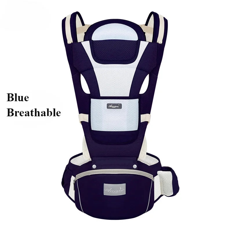 Adjustable Ergonomic Baby Carrier with Multifunctional Waist Stool