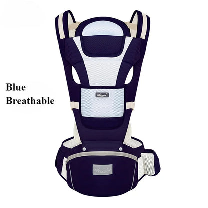 Adjustable Ergonomic Baby Carrier with Multifunctional Waist Stool