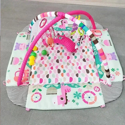 Baby Fitness Play Mat with Educational Activity Toys