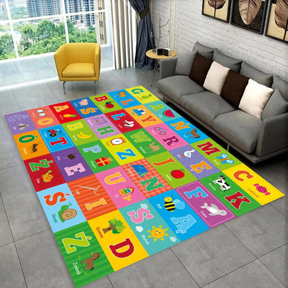 ABC Alphabet Kids Play Mat Non-Slip Educational Rug