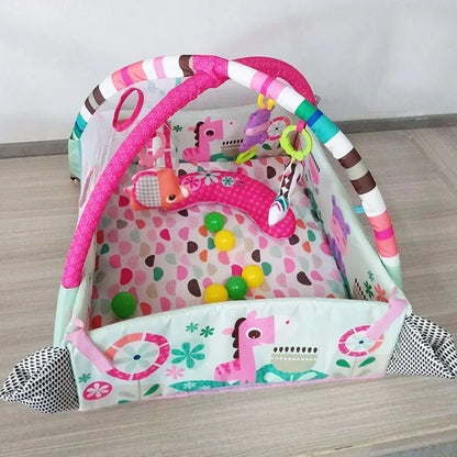 Baby Fitness Play Mat with Educational Activity Toys
