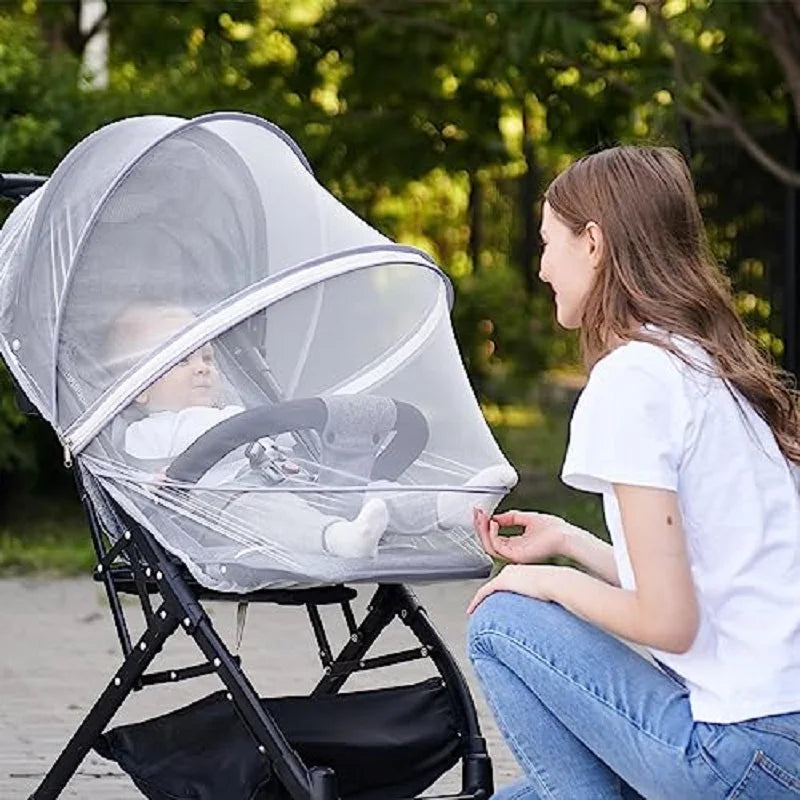 Summer Baby Stroller Mosquito Net Full Cover Protection