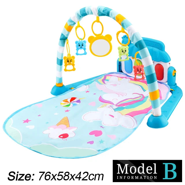 Baby Piano Fitness Gym Play Mat Early Learning