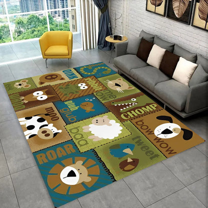 ABC Alphabet Kids Play Mat Non-Slip Educational Rug