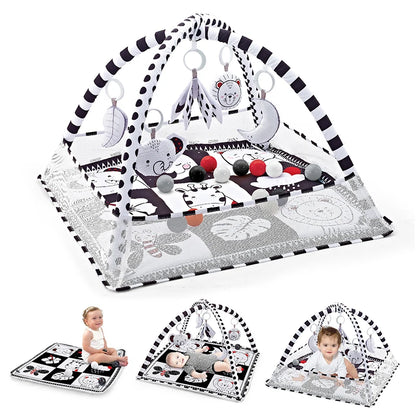 Baby Activity Gym Play Mat with Tummy Time Toys