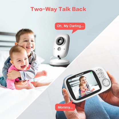 VB603 Wireless Baby Monitor with 3.2-Inch Night Vision Display