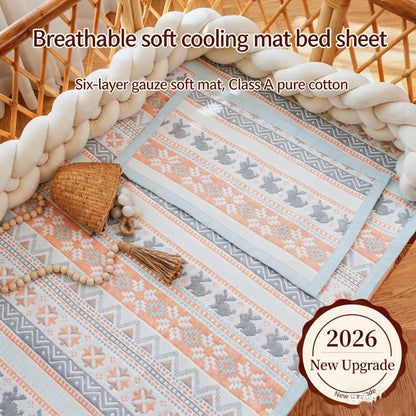 3-Piece Cotton Baby Crib Bedding Set Star Pattern