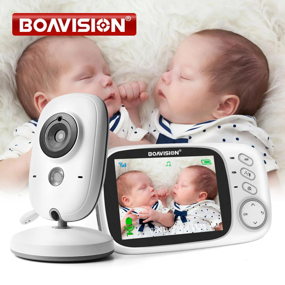 VB603 Wireless Baby Monitor with 3.2-Inch Night Vision Display