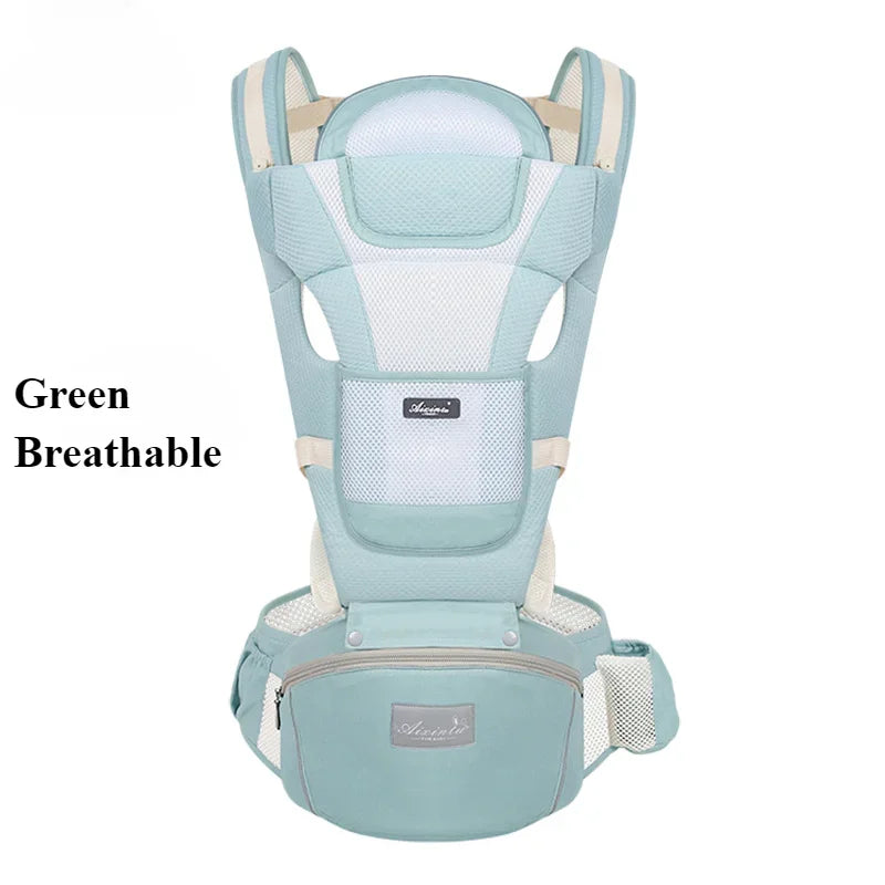 Adjustable Ergonomic Baby Carrier with Multifunctional Waist Stool
