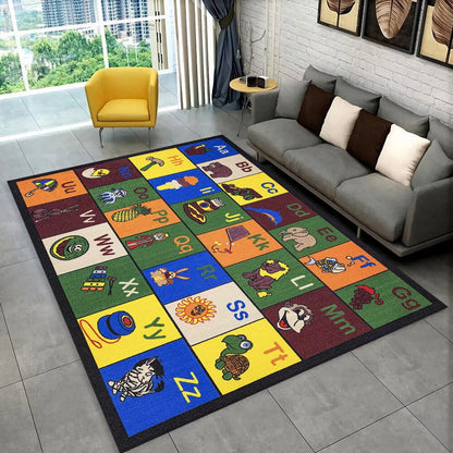 ABC Alphabet Kids Play Mat Non-Slip Educational Rug