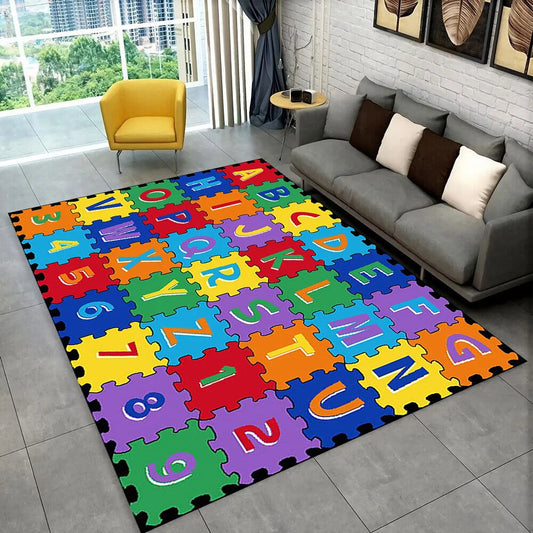 ABC Alphabet Kids Play Mat Non-Slip Educational Rug