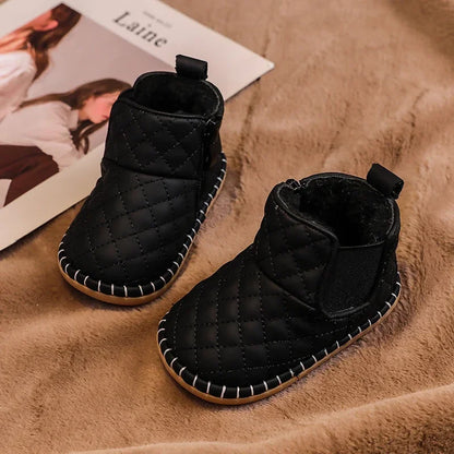 Winter Baby Snow Boots Plush Non-Slip Soft Sole Shoes
