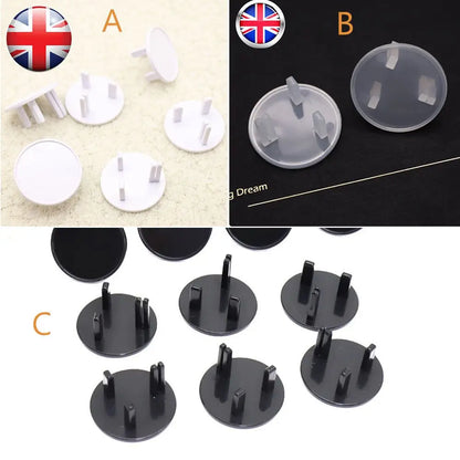 10PCS UK Power Socket Safety Plug Covers Baby