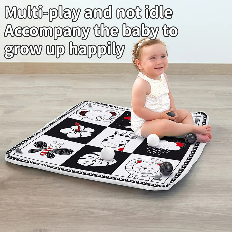 Baby Activity Gym Play Mat with Tummy Time Toys