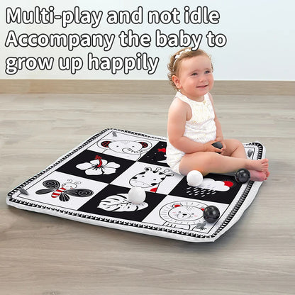 Baby Activity Gym Play Mat with Tummy Time Toys