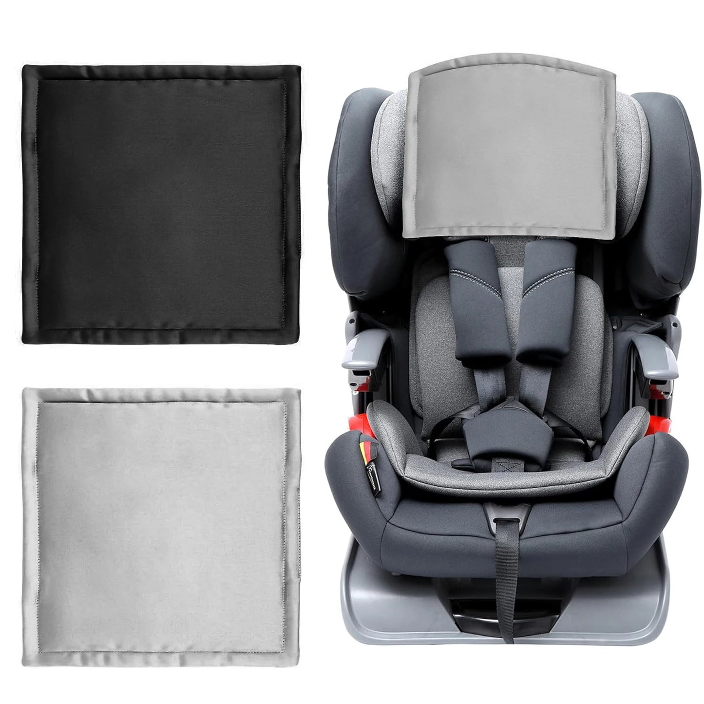 2-Pack Infant Car Seat Headrest Soft Support Cushions
