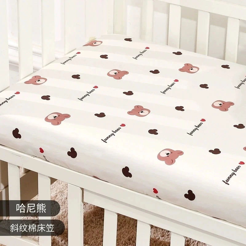 Pure Cotton Baby Mattress Sheet for Bassinet and Cradle