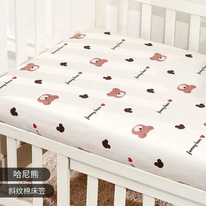 Pure Cotton Baby Mattress Sheet for Bassinet and Cradle