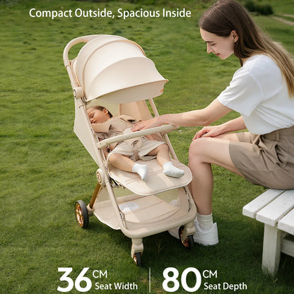 Lightweight Compact Travel Baby Stroller One-Hand Fold