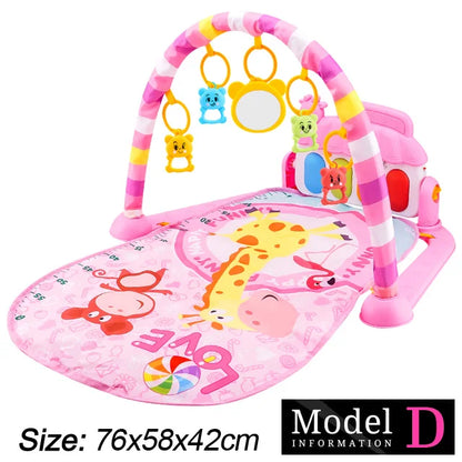 Baby Piano Fitness Gym Play Mat Early Learning