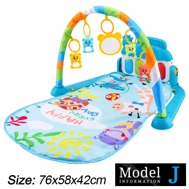 Baby Piano Fitness Gym Play Mat Early Learning