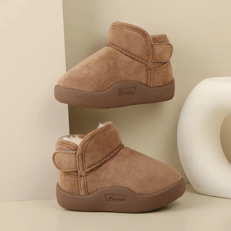 Winter Baby Snow Boots Plush Warm First Walker Shoes