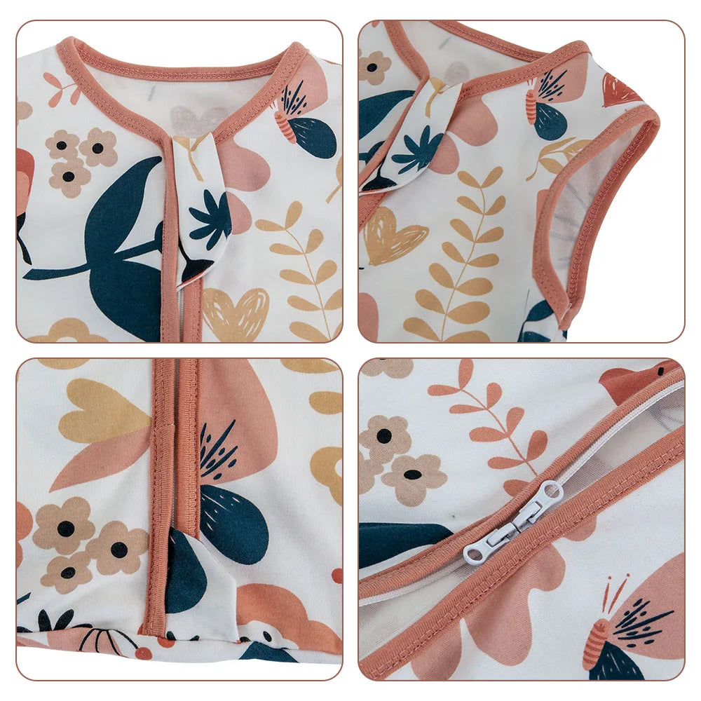 Baby Summer Sleepsack Anti-Kick Bear Print Sleeping Bag